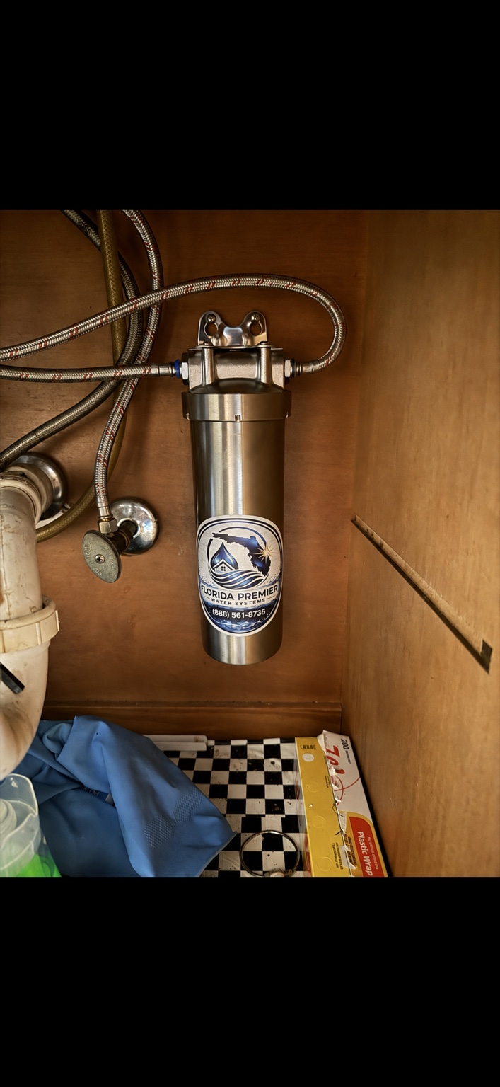 Under-sink drinking-water filter by Florida Premier Water Systems in Boynton Beach