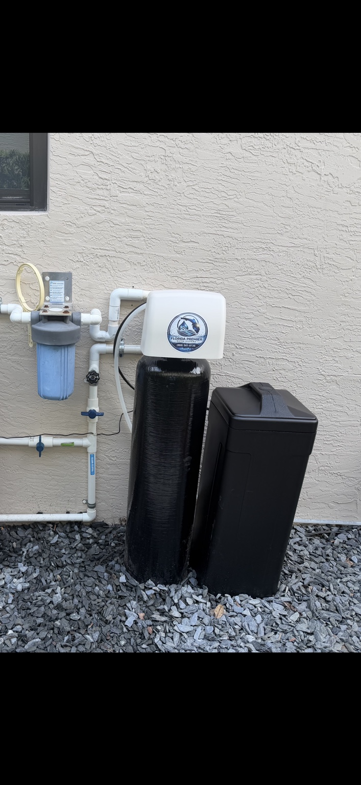 Whole-home treatment installation by Florida Premier Water Systems in Mirasol · Palm Beach Gardens